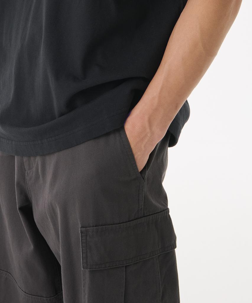 MUSINSA STANDARD Cotton Wide Multi-Pocket Cargo Pants [Dark Gray]