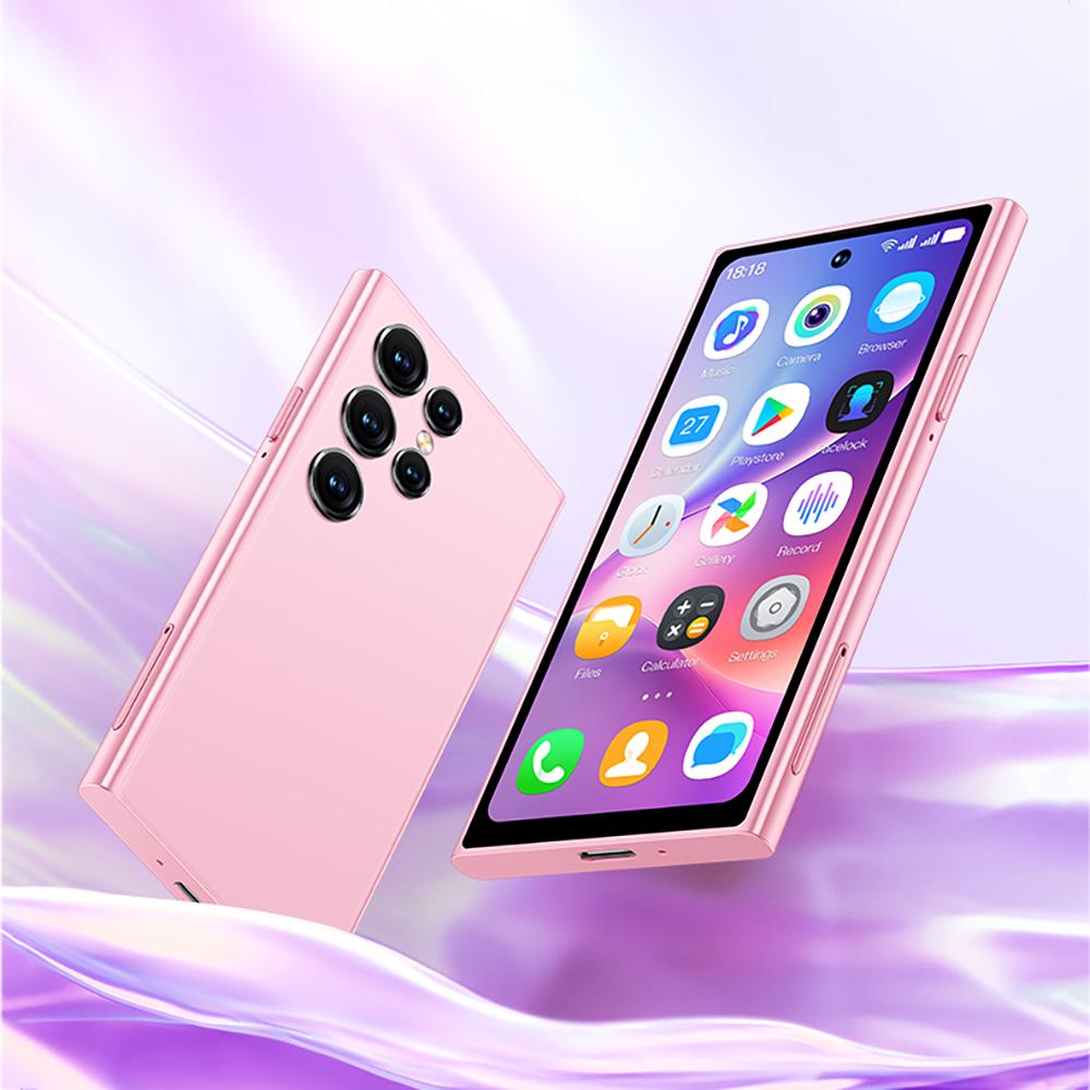 S25 Pro 3G Мини Мобильный Телефон WCDMA 4.0inches Четырехъядерный 2 ГБ ОЗУ 16 ГБ ПЗУ Type-C 2000 мАч Распознавание Лиц Android Смартфон