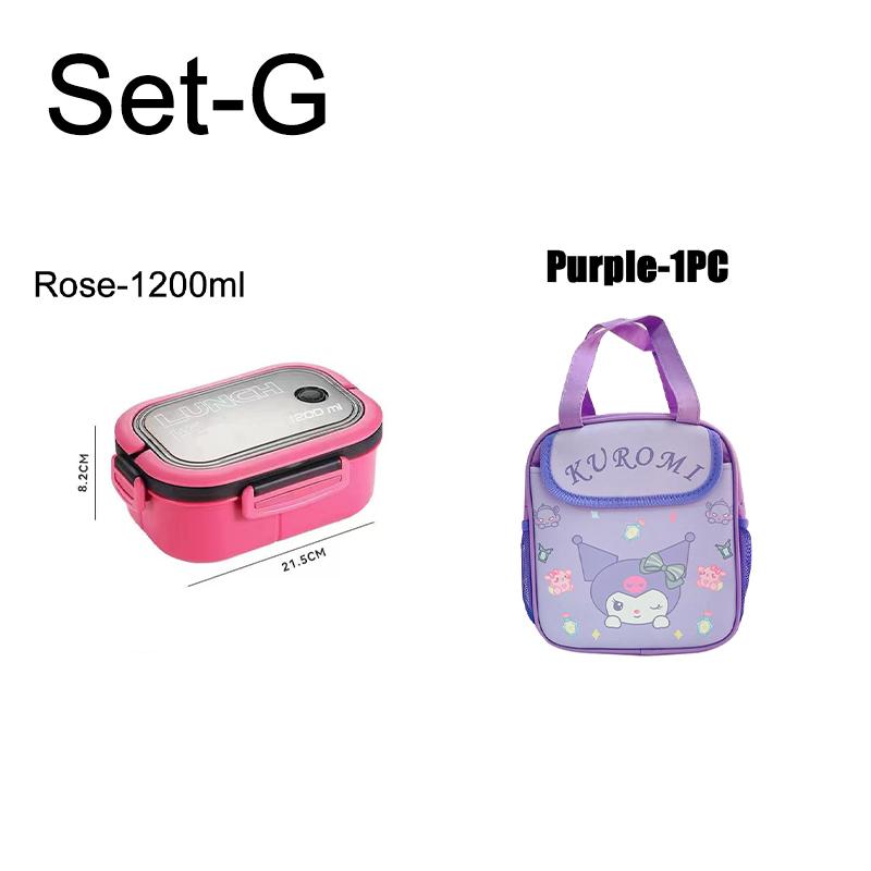 Ланч-бокс для детей, отделения для взрослых, ланч-бокс Bento, детский, школьный, для кемпинга, пикника, контейнер для еды, переносной