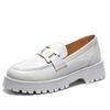 Spring Autumn Fashion Lady Single Shoes Female British Retro Chunky Shoes Student Muffin Shoes Large Size 34-44