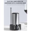 Stainless Steel Wine Dispenser for Convenient and Precise Pouring Rechargeable Wine Aerator Automatic Wine Pourer