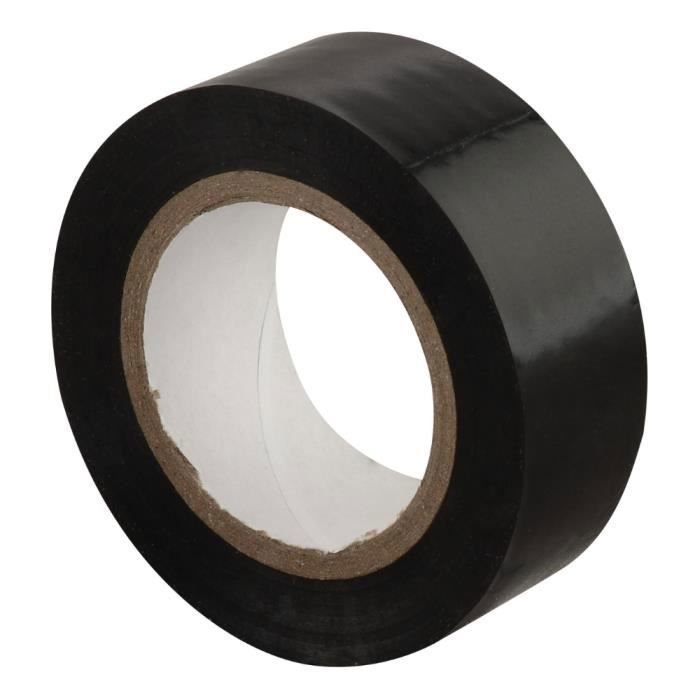 Ruban adhésif PVC 10 mètres noir