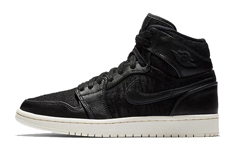 Jordan 1 Женская обувь Retro High Black Sail AH7389-001