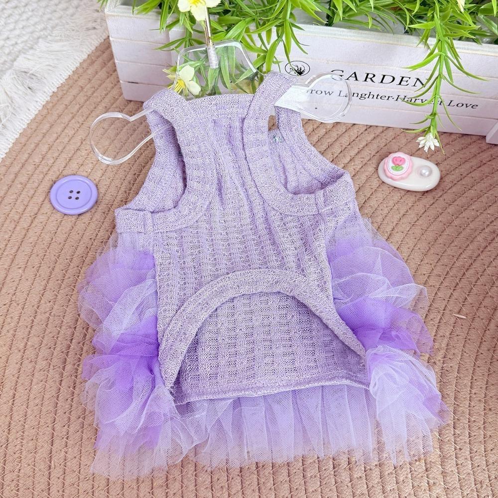 Thin Design Dog   Princess Dress Lace Cat Dress Cute Dog Summer Dress  for Small Medium Dog
