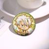 32/44/58mm Kamado Tanjirou Hashibira Inosuke Pin Kochou Shinobu Kamado Nezuko Tsuyuri Kanao Agatsuma Zenitsu Anime Brooche Handmade Demon Slayer Badge