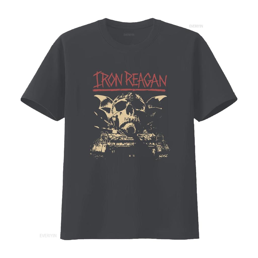 Iron Reagan Warning T Shirt S M L XL 2XL 3XL vintage Washed streetwear Top For Everyday Wear fashion Stylish Casual Unisex