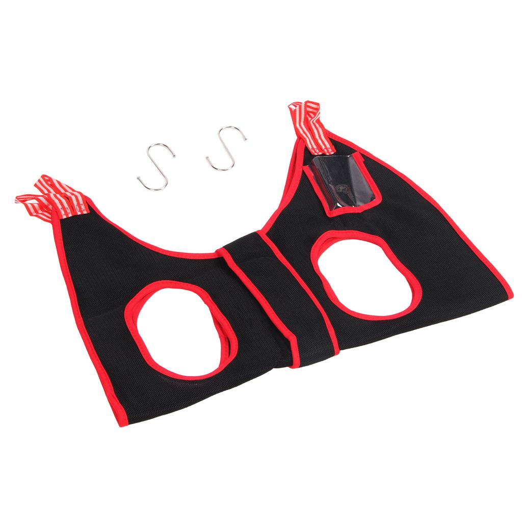 Гамак для груминга собак, дышащий, регулируемый, с застежкой-липучкой, с карманом для