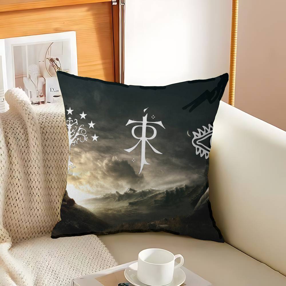LLords Game Rings 4545cm Cushion Cover Pillow Cover Decor Pillowcase Home Pillowcase For Couch Pillow