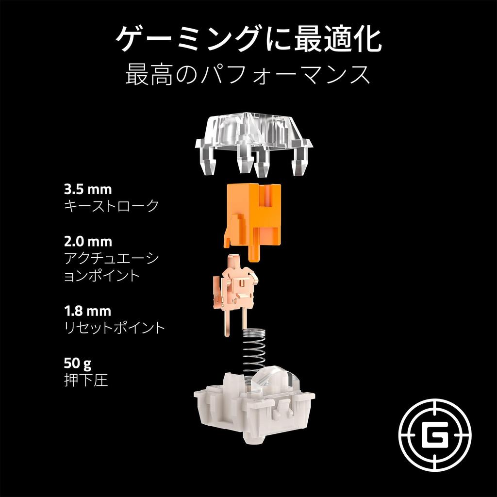 Razer Mechanical Switches Pack Orange Tactile Switch Replacement Switches, 3-Pin Connector, 36-Piece Set, 3rd Generation Razer Mechanical Switches