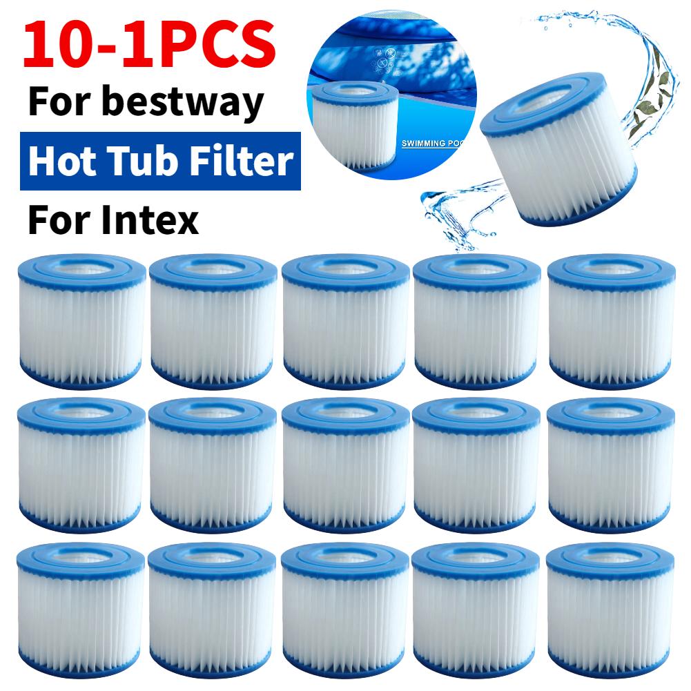 Type VI Spa Filter Cartridge Soft Rubber Ends Pool Filter Replacement SPA Filter for Flowclear VI Filter for Intex Filter