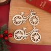 5Pcs 1:12 Dollhouse Miniature Christmas Bike Ornament Bicycle Model Home Decor Toy Doll House Accessories