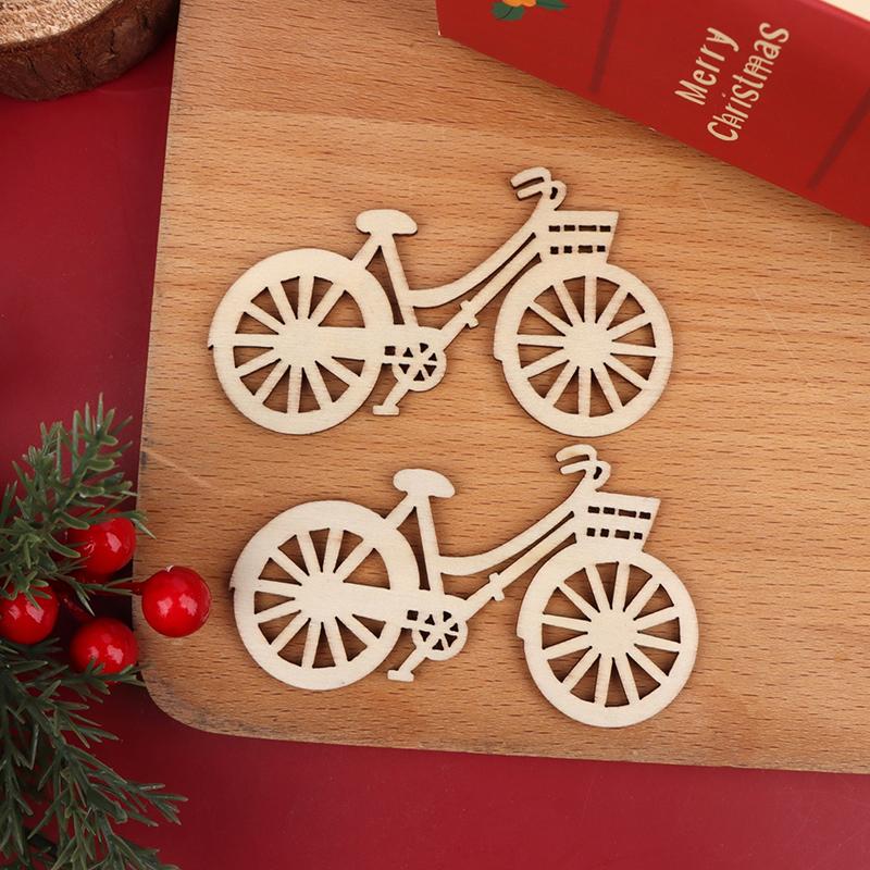 5Pcs 1:12 Dollhouse Miniature Christmas Bike Ornament Bicycle Model Home Decor Toy Doll House Accessories