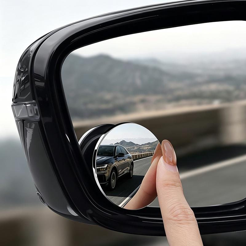1 Комплект 5 см Универсальное Автомобильное 360 Зеркало Бокового Вида Зоны Невидимости Наклейка на Стекло Регулируемое Безопасное Зеркало Защита Безопасности Автоаксессуары