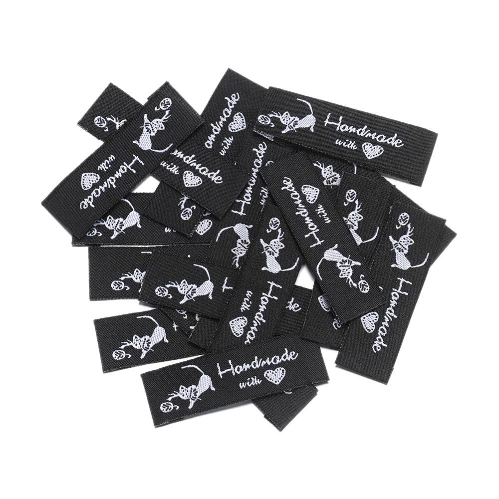 50 шт. DIY Плетеные принадлежности Моток вязальной шерсти Бирки для одежды Аксессуары для одежды Ручная работа С любовью Бирки для одежды