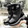 New Warm Plush Women's Snow Boots Fashion Outdoor Women Boots Platform Anti-Slip Hiking Boots Waterproof Winter Warm Ankle Boots