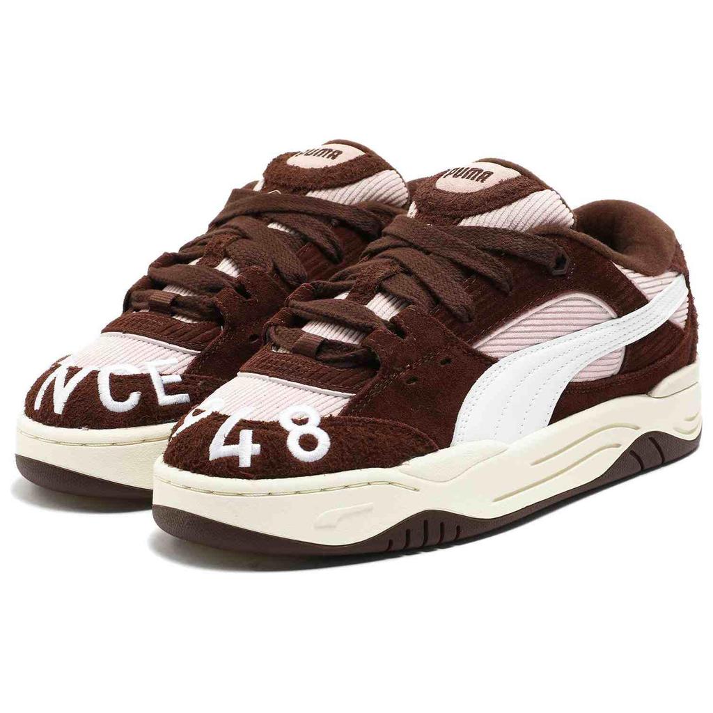 Puma 180 Winterized Comfortable Minimalist Low-Top Sneakers Unisex Sneakers Brown 401445-02