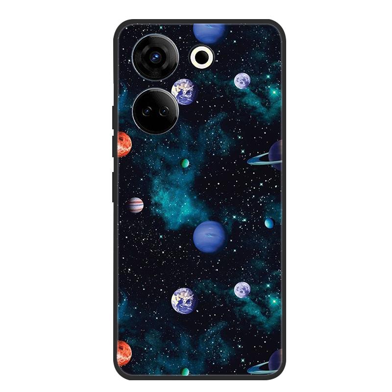 Для Tecno Camon 20 Pro 4G Чехол Мягкий Черный Силиконовый Бампер Чехол-бабочка для Телефона для Tecno Camon 20 Pro 5G Чехлы Camon20 Funda