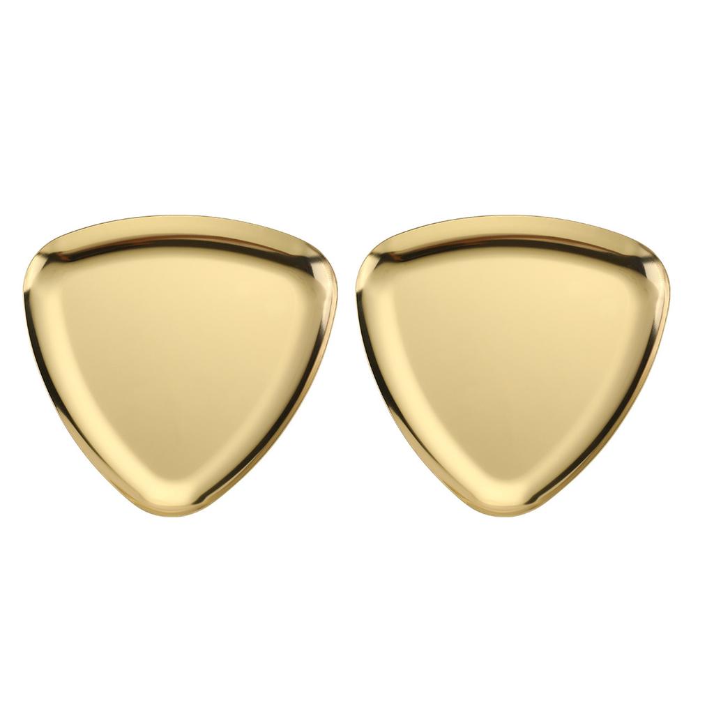 Металлический декоративный поднос Многофункциональный треугольный органайзер для ювелирных изделий Решение для хранения косметики Для современного рабочего стола туалетного столика