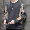 New Spring and Autumn Long-sleeved T-shirt Men's Loose Interior with Casual Zhongshan Sweater On Clothes