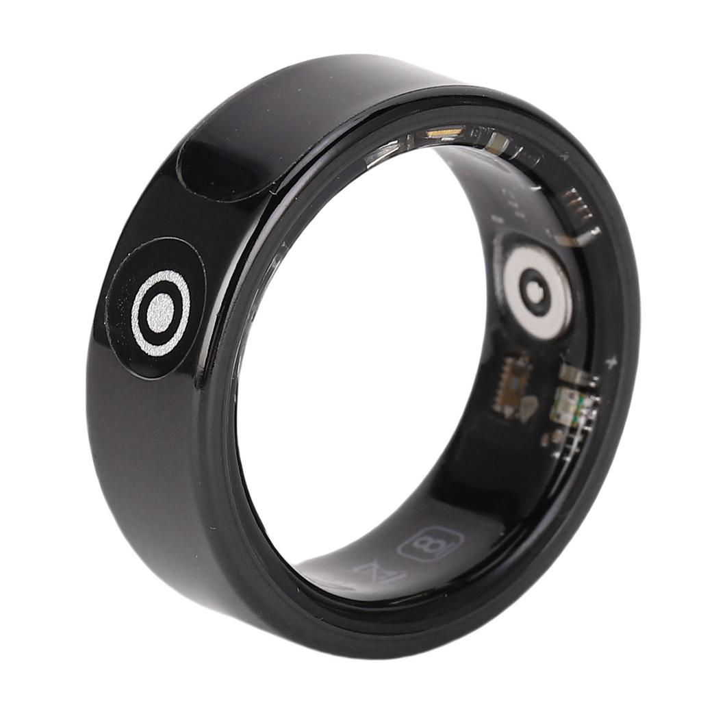 Умное кольцо черное подсчет шагов IP68 водонепроницаемое умное кольцо для сна с сенсорным дисплеем управление жестами для спорта