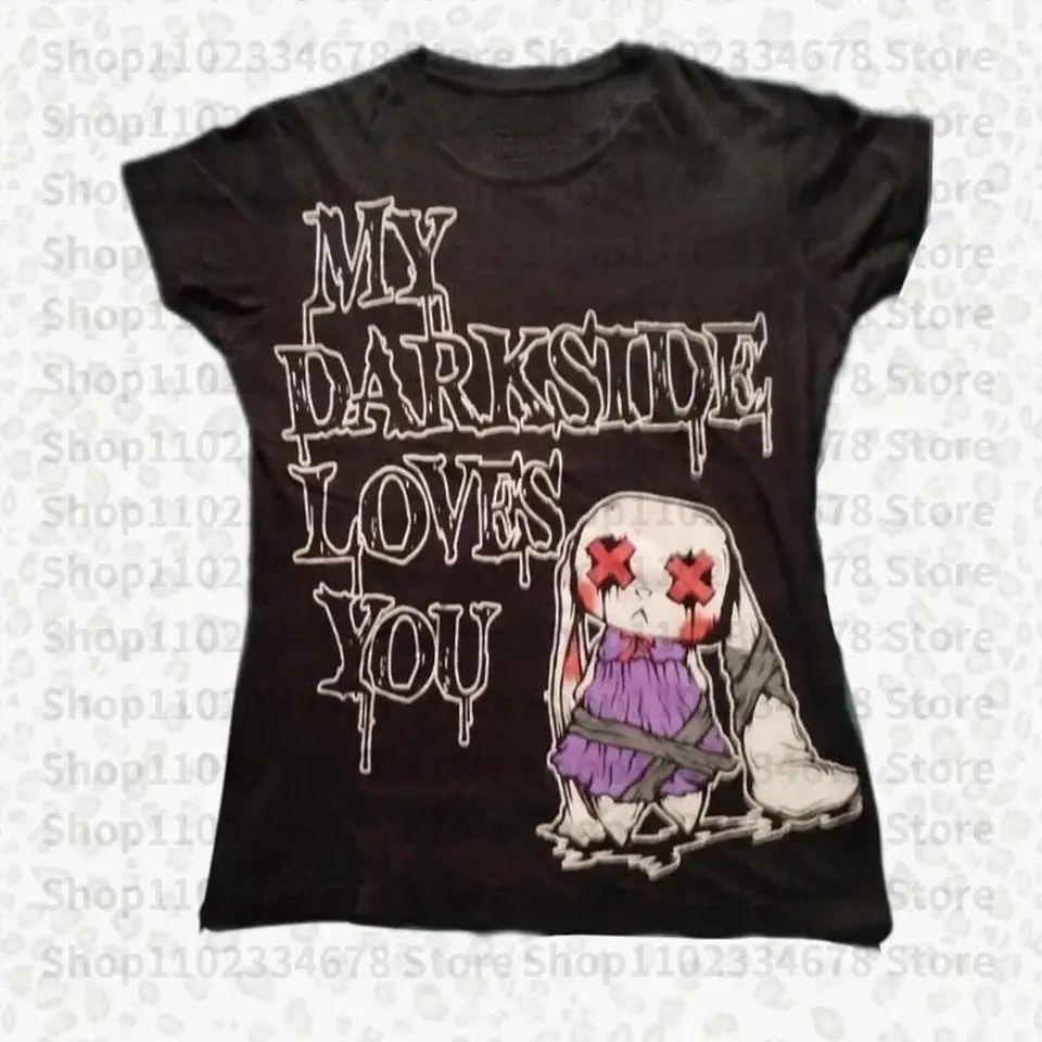 Винтажная футболка Y2K Retro Spicy Girl Harajuku Cannibal Corpse японская