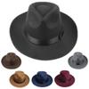 Trilby Derby Cap Accessories Men Women Large Brim Casual Wool Caps Cowboy Panama Hat Jazz Hats