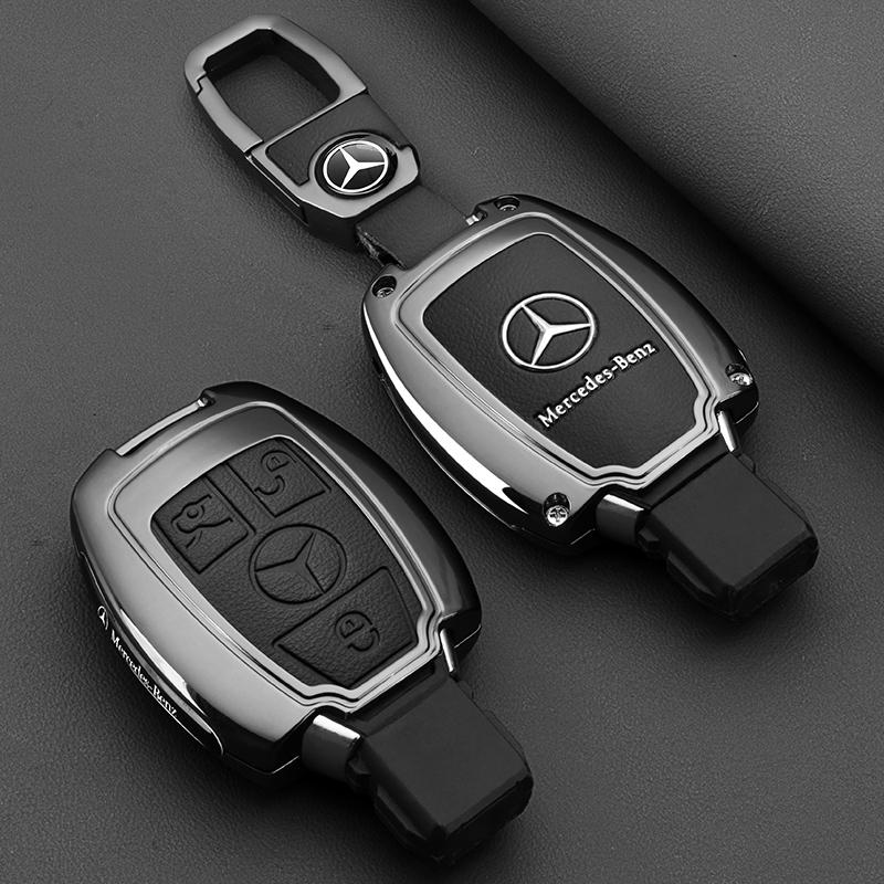 SFX1 Car Key Case Cover Key Bag Accessories For Mercedes Benz A B C S Class AMG GLA CLA GLC W176 W221 W204 W205 Shell Fob Keychain