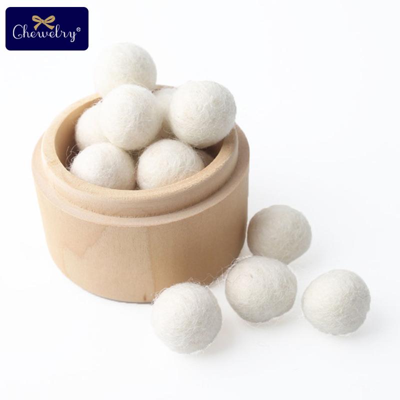 100Pcs 20Mm 100% Wool Felt Balls Diy Balls Hanging Accessories Candy Color Pom Pom Ball For Kids Party Crafts Children'S Toys