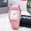 Fashion Sports Women Brand Watches Simple Rectangle Numbers Ladies Quartz Watch Casual Silicone Strap Dress Gift Wristwatches