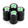 4pcs Car Wheel Tire Valve Caps Stem Case For Car emblems Auto Accessories For Skoda SUPERB RAPID KAROQ FABIA YETIEI8