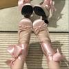 Chunky Heels Lolita Pumps Shoes Hot Brand Spring Summer French Style Elegance Women Pumps Lace Up Ballet Style Single Shoes