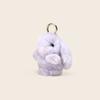 Bunny Plush Keychain With Flower Print For Bag Pendant Decoration Gift Kids