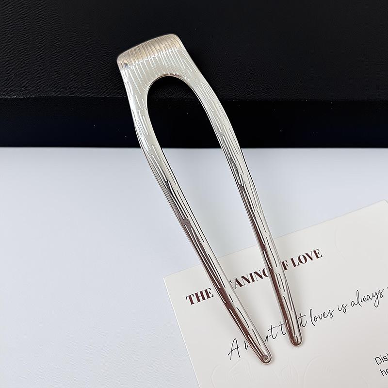 Модная заколка-бант 2024: Простой стиль женский аксессуар для волос