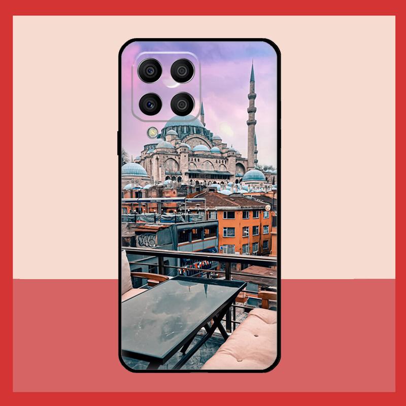 Турция Стамбул Пейзаж Чехол-бампер для Samsung Galaxy M11 M31 M14 M34 M54 M12 M32 M52 M15 M13 M06 M16 M36 M56 M53 M35 M55