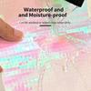4Pcs 100cm Waterproof Self-Adhesive Mirror Stickers DIY Mosaic Glass Wall Decals for Home Gym Fitness Room Decor