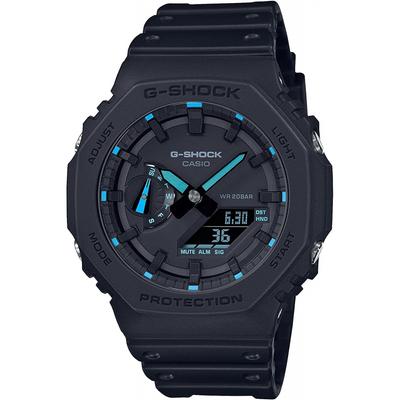 GA2100-1A2 Мужские часы Neon Accent Синие, Синие