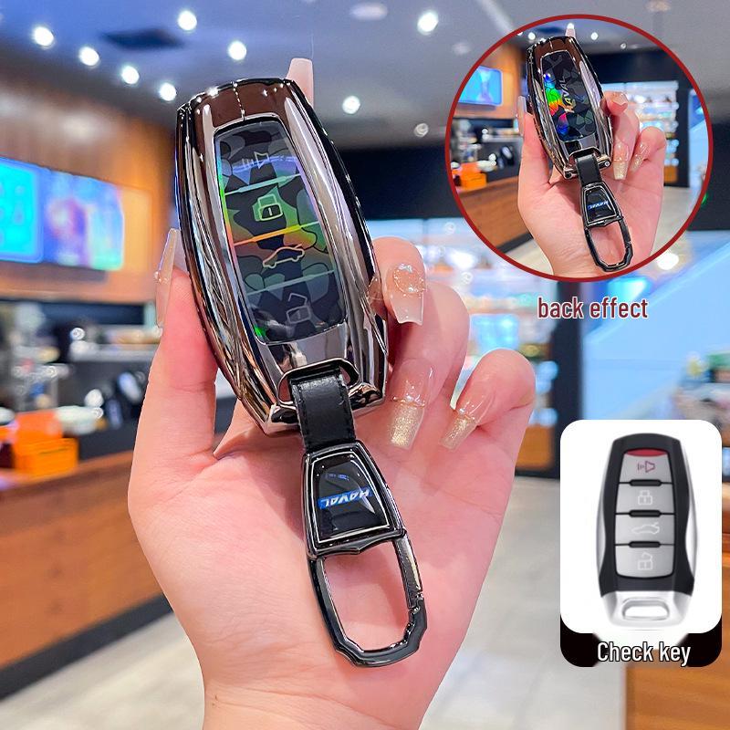 Совместимая металлическая пряжка, чехол для ключа для Great Wall Haval: H2S, M6, F5, F7X, Большой Пес, Божественный Зверь, Яростный Дракон, Дракон Макс, Сова