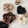 Silk Satin Hair Tie for Women - High-End Retro Bun and Hairstyle Elastic Band