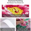 Diamond DIY Painting Art Kits for Adults Beauty Girl with Umbrella Full Round Drill Diamond Embroidery Kit Crystal