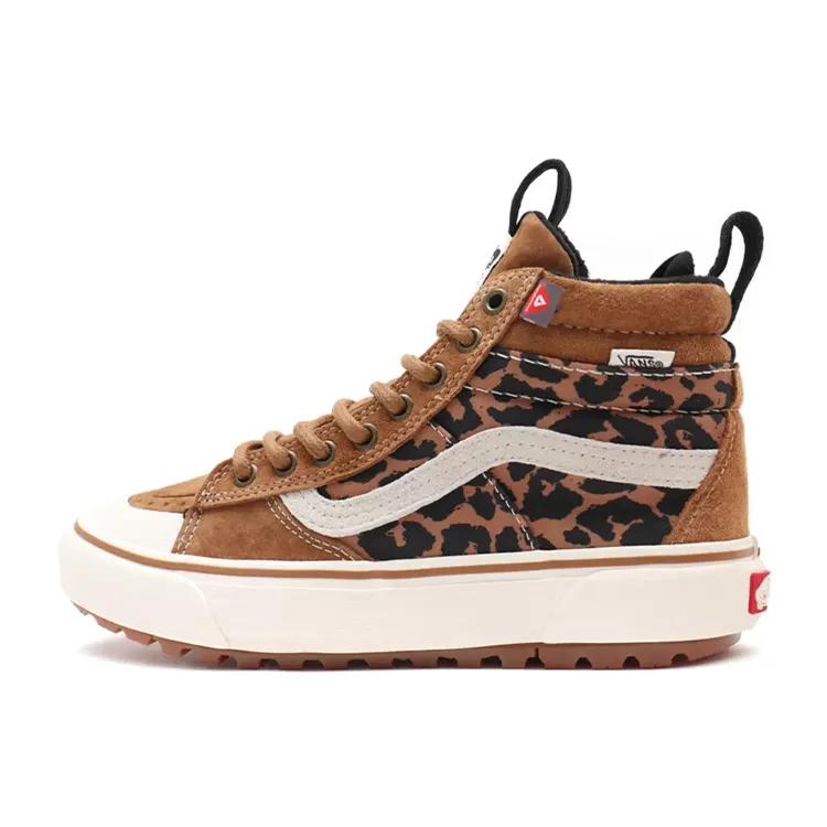Vans Unisex SK8 Hi MTE 2 High Top Sneakers Brown Leopard 'Brown Black White' (Unisex) Skate Shoes VN0A5HZZA0A