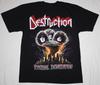 Винтаж DESTRUCTION ETERNAL DEVASTATION Хлопок Черный Все Размеры Унисекс Рубашка DI309 Унисекс Футболка