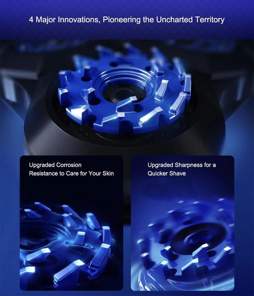 Xiaomi MIJIA Electric Shaver For Men S700 Whole Body Washing Electric Razor Trimmer Beard Rechargeable Men's Shaving Machine