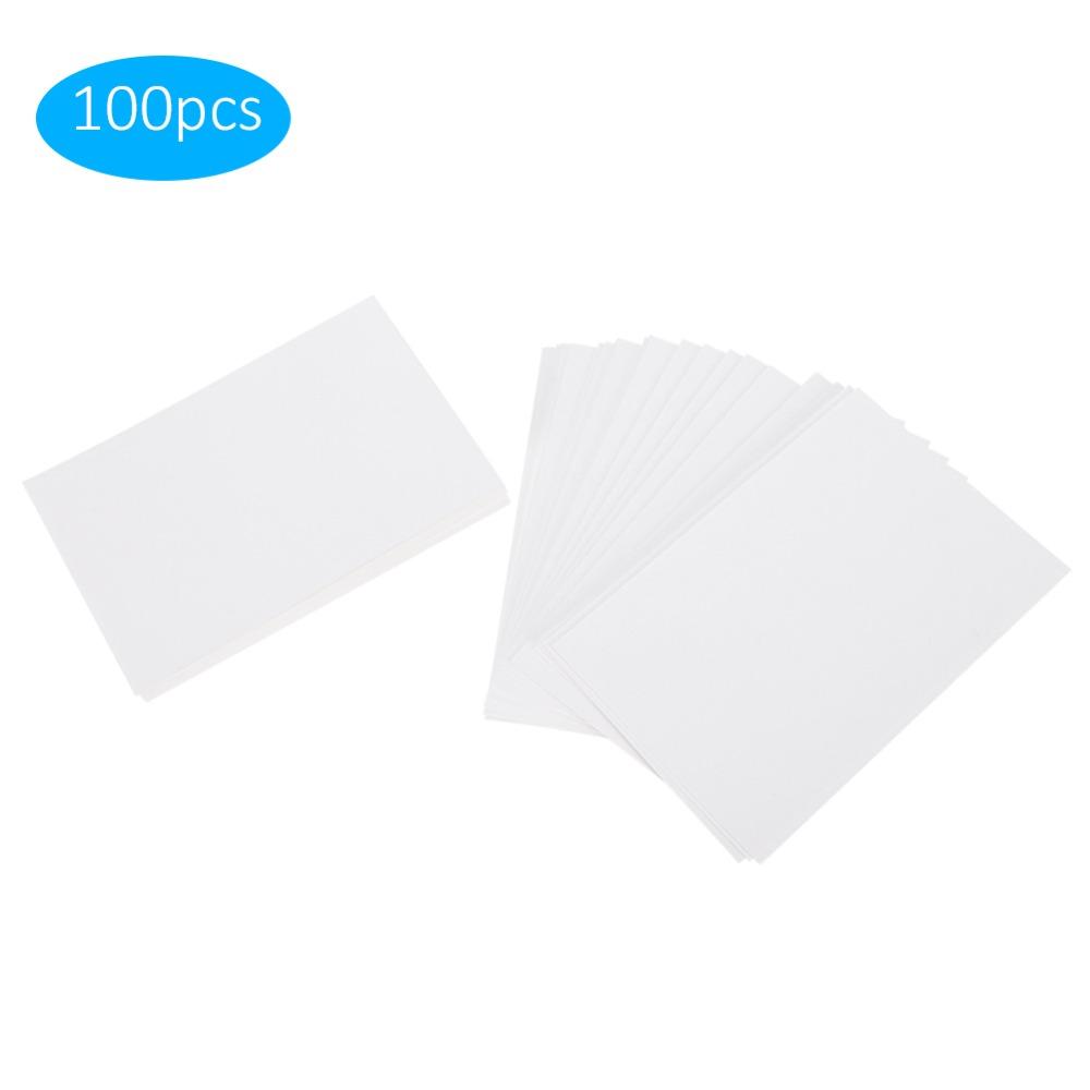 100pcs Paper Thick Chipboard Textured Tagboard White Cardstock Paper Crafts Project
