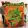 Lizard Rock Wizard Band 2D Flat Pattern Flannel Blanket High quality All Seasons Warmth and Comfort Perfect for Christmas Gifts.NMT0928576