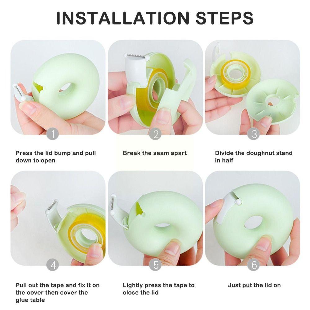 Grafting Supplies Tapes Cutter Plastic Eyelash Extension Tool Tape Dispenser  School&Office