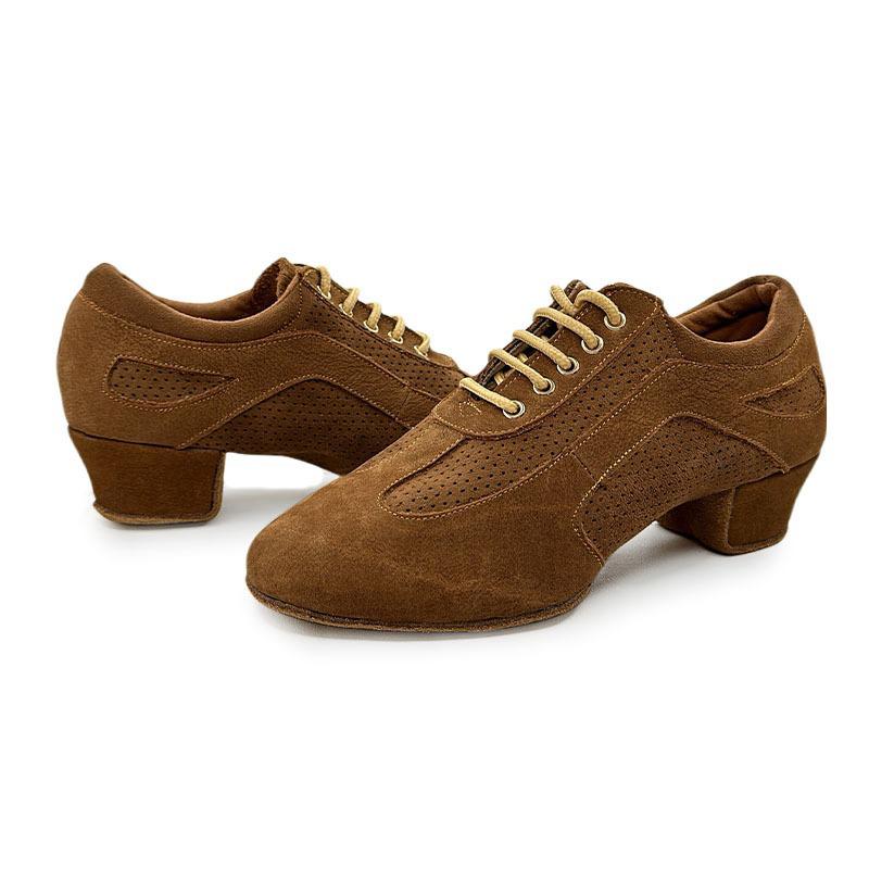 Women's Latin Closed Lacing Salsa Tango Bachata Modern Jazz Ballroom Performance Training Shoes