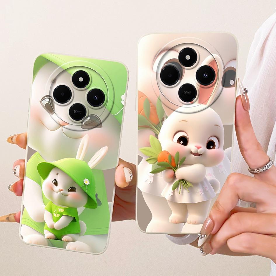Чехол для Xiaomi Redmi 14C Redmi14C Новый Милый Кот Силиконовый Мягкий Чехол Для Poco C75 PocoC75 Redmi A4 A3 Pro Защитные Чехлы для Телефона