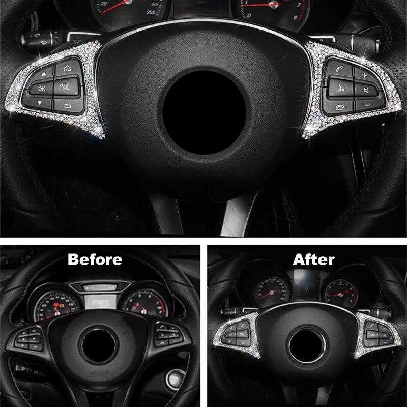 Diamond Sticker For Mercedes Benz GLA200 CLA220CLA260 CLA200 Car Interior Decoration Accessories Sticker Dedicated Car Styling