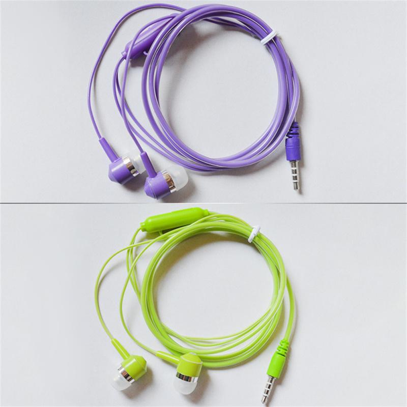 Универсальные проводные внутриканальные наушники с разъемом 3,5 мм, портативная гарнитура для мобильного телефона с проводным управлением для игр с