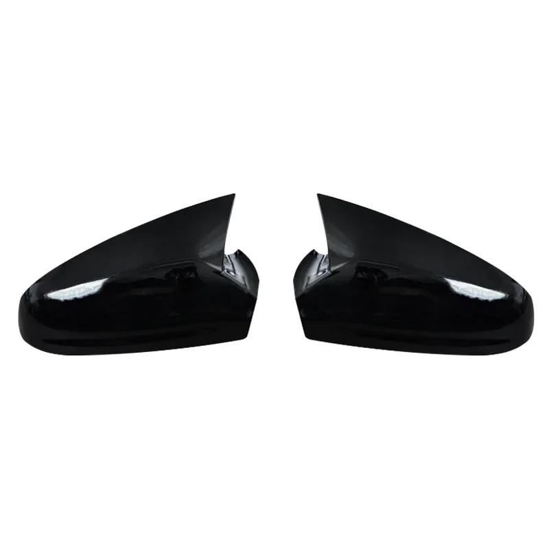Rearview Mirror Housing Side Wing Mirror Cover Cap Fit For Vauxhall Opel Astra H 2004 - 2009 Car Accessories Carban/Glossy Black